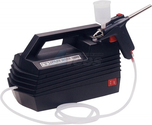 Tamiya Miscellaneous All Spray-Work Basic Air Compressor w/ Airbrush