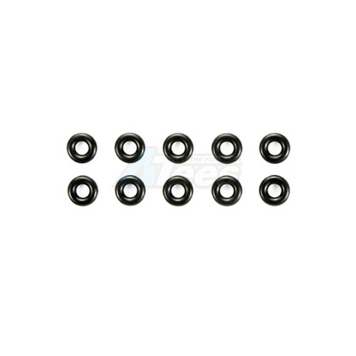 Tamiya Miscellaneous All 3mm O-Ring (10pcs) - Black