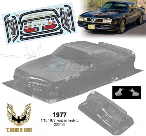 Team C Miscellaneous All 1/10 1977 Pontiac Firebird 200mm Body with Sticker