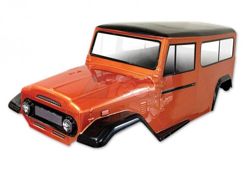 Team C Miscellaneous All Clear FJ40 1/10 Rock Crawler Body For 313mm Chassis