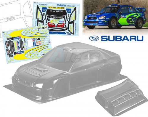 Team C Miscellaneous All 1/10 Subaru WRC 2004 (190mm) w/ 53 Sticker