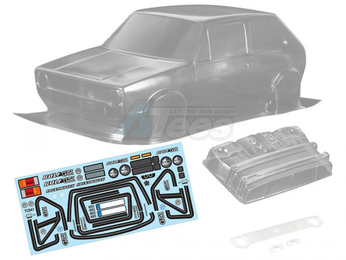 Team C Miscellaneous All 1/10 VW Golf MK1 (190MM) w/ Sticker