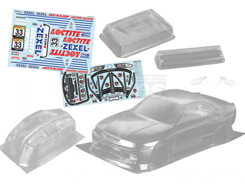 Team C Miscellaneous All 1/10 Nissan GTR R33 (190MM) w/ Loctite Sticker