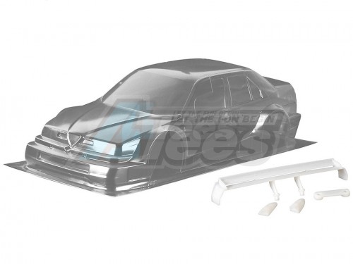 Team C Miscellaneous All 1/10 Alfa Romeo 155 V6 T1 w/3D Rearwing/Rear Mount (190MM) w/ Martini Sticker