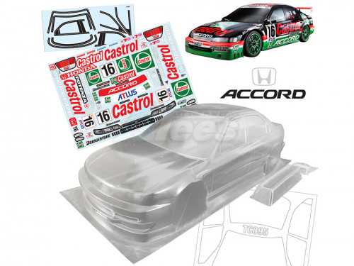 Team C Miscellaneous All Accord Width 190mm Body w/ Castrol Sticker