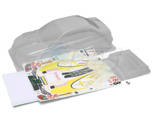 Team C Miscellaneous All 1/10 Impreza WRC 190mm Body w/ 7777 Sticker