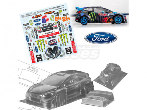 Team C Miscellaneous All 1/10 Ford Fiesta WRC w/ 43 Sticker
