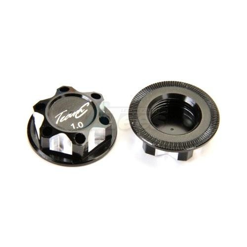 Team C Team C GT8LE 17mm Anit Locknut (black)