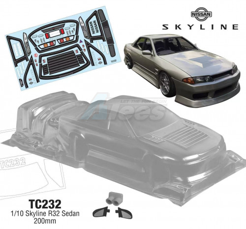 Team C Miscellaneous All 1/10 Skyline R32 Sedan 200mm