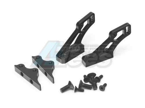 Team C Miscellaneous All 1/10 CNC Inclined Rear Wing Mount (22mm)
