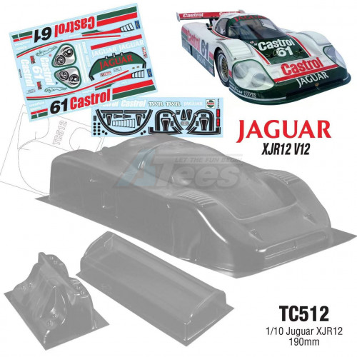 Team C Miscellaneous All 1/10 Juguar XJR12 Body 190mm