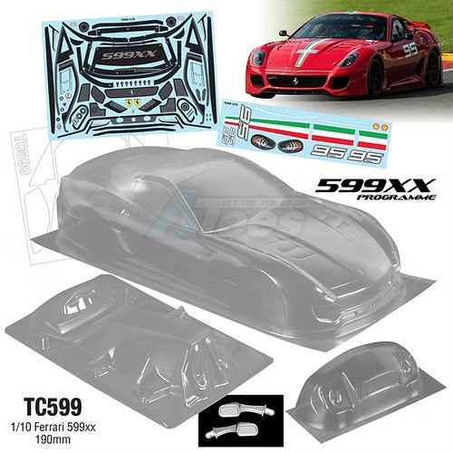 Team C Miscellaneous All 1/10 Ferrari 599XX (190mm)