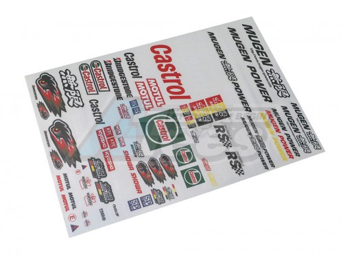 Team C Miscellaneous All 1/10 Castrol Decal Sticker A4
