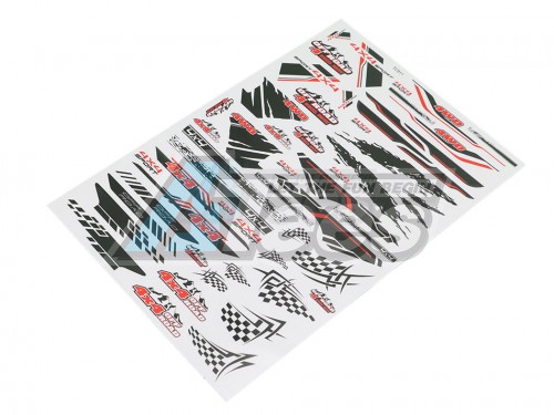 Team C Miscellaneous All 1/10 4x4 Sticker A4