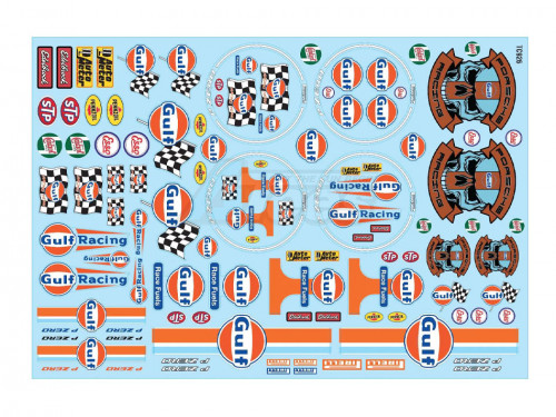 Team C Miscellaneous All 1/10 Gulf Sticker A4