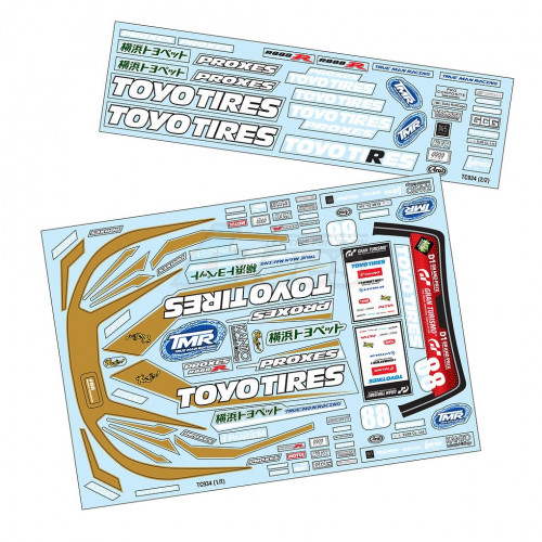 Team C Miscellaneous All 1/10 GR86 Toyo Tires Sticker, A4