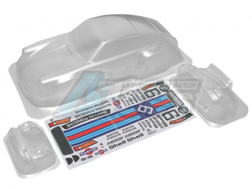 Team C Miscellaneous All 1/10 Mini 911 Wheelbase 210mm Body w/ 9 Sticker