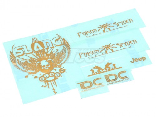 Team DC Miscellaneous All Team DC Decal Set