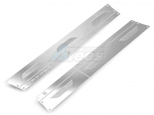 Team DC Traxxas TRX-4 Metal Side Protector For Bronco Silver