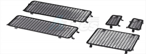 Team DC Traxxas TRX-4M Land Rover Defender Metal Stereoscopic Side+Rear Window Net