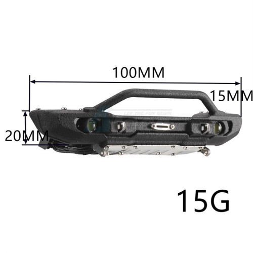 Team DC Traxxas TRX-4M Front Bumper With Light