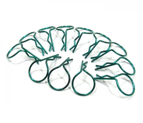 Team Raffee Co. Miscellaneous All Large-Ring Body Clips 100 pcs Green (32 mm)