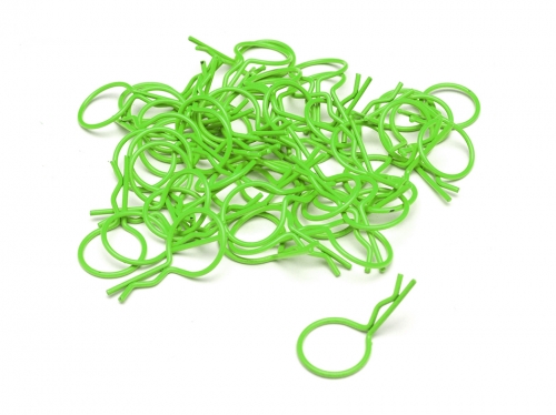 Team Raffee Co. Miscellaneous All Large-ring Body Clips 50 pcs Light Green (32 mm)