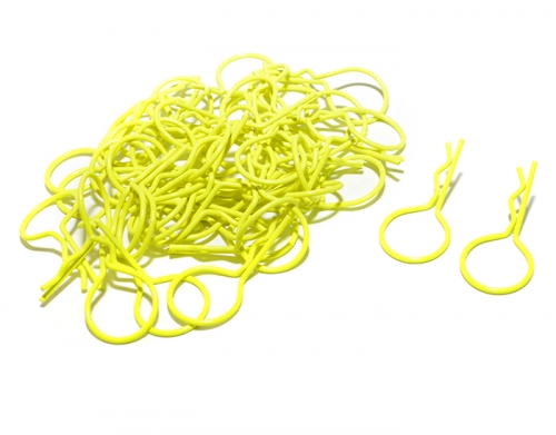 Team Raffee Co. Miscellaneous All Large-Ring Body Clips 50 pcs Yellow (32 mm)
