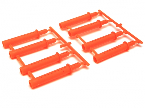 Team Raffee Co. Miscellaneous All Long Body Post Set For 1/10 Car Orange