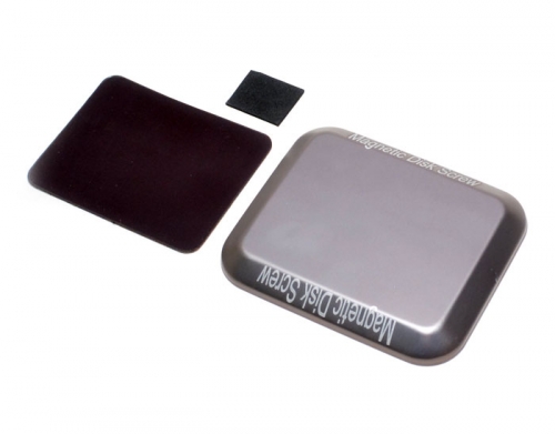 Team Raffee Co. Miscellaneous All Aluminum Screw Tray With Magnetic Pad For RC Car (108MM X88MM) Titanium