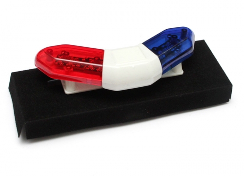 Team Raffee Co. Miscellaneous All RC Police Car Strobe Flashing Triangle Scale Light Kit - Blue & Red Pink