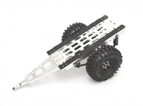 Team Raffee Co. Miscellaneous All 1/10 Aluminum Trailer w/ Wheels & Spring Leafs