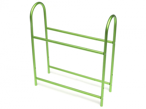 Team Raffee Co. Miscellaneous All Adjustable Aluminum Tire Rack For 1/10 RC Green