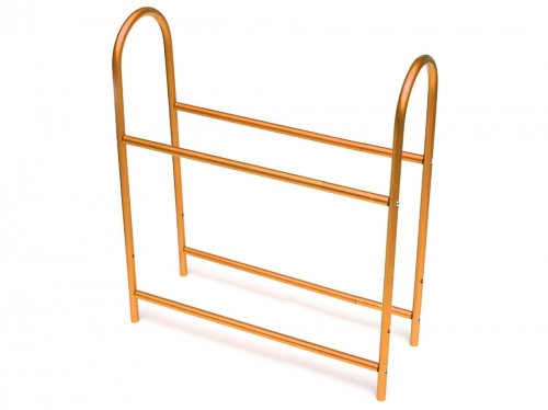 Team Raffee Co. Miscellaneous All Adjustable Aluminum Tire Rack For 1/10 RC Orange