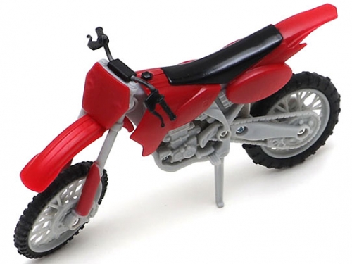 Team Raffee Co. Miscellaneous All Scale Accessories - 1/10 Motorcycle Offroad Dirt Bike 1pc Red