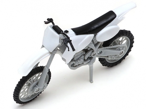 Team Raffee Co. Miscellaneous All Scale Accessories - 1/10 Motorcycle Offroad Dirt Bike 1pc White