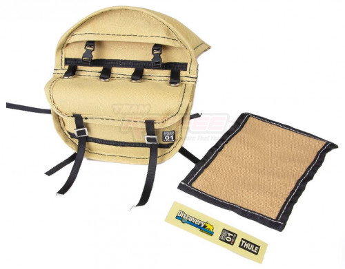 Team Raffee Co. Miscellaneous All Scale Accessories - Spare Tire Bag (Khaki) - included Shovel (Yellow)