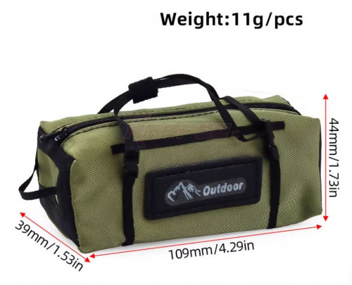 Team Raffee Co. Miscellaneous All Scale Accessories - Outdoor Bag - Large (Military Green)