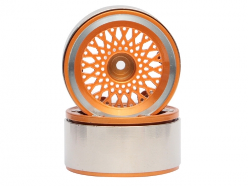 Team Raffee Co. Miscellaneous All EVO™ 1.9 High Mass Beadlock Aluminum Wheels Orange Color (2/Set)