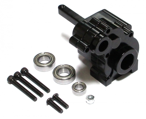 Team Raffee Co. Axial Wraith Aluminum Transmission Case - 1 Pc Black