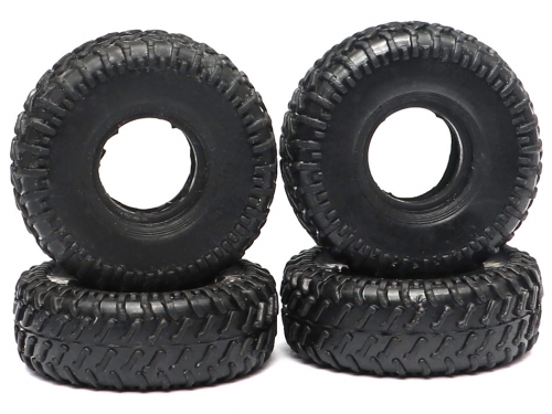 Team Raffee Co. Orlandoo Hunter Model Orlandoo Hunter Jeep Rubicon AT Crawler Tire for 1/35 RC (4) -Soft