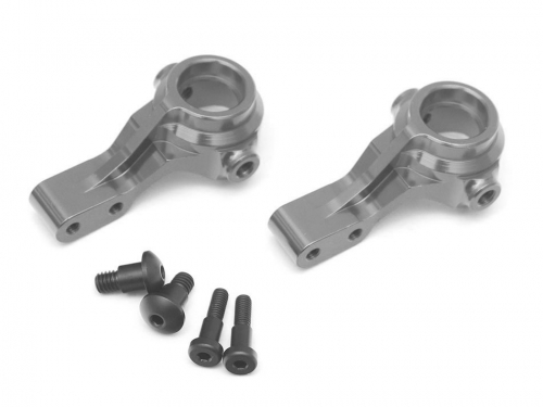 Team Raffee Co. Tamiya CC02 Aluminum Front Knuckle Arm (2) Gun Metal