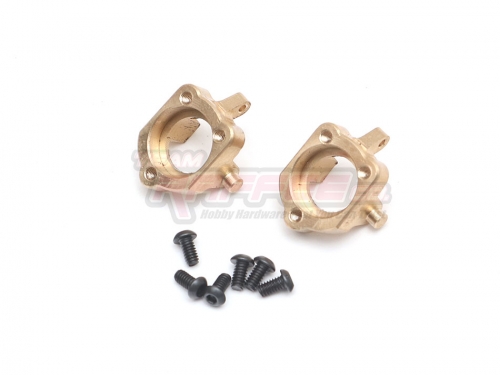 Team Raffee Co. Kyosho Mini Z 4X4 Brass Front Steering Knuckle (2)