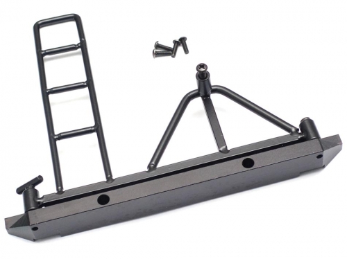 Team Raffee Co. Team Raffee Co. TRC-D90 Rear Bumper w/ Ladder and Tire Holder for TRC Defender D90/D110 Wagon