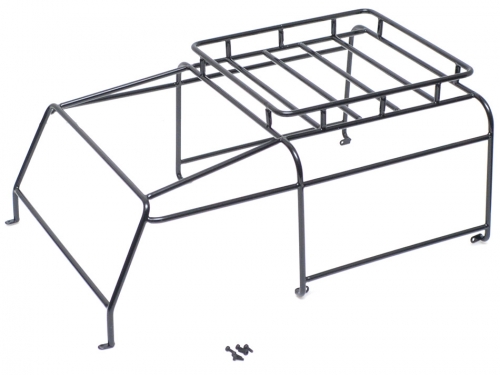 Team Raffee Co. Team Raffee Co. TRC-D90 Steel Roll Cage Rack w/ Luggage Tray for Team Raffee Co. Defender D90 2-Door