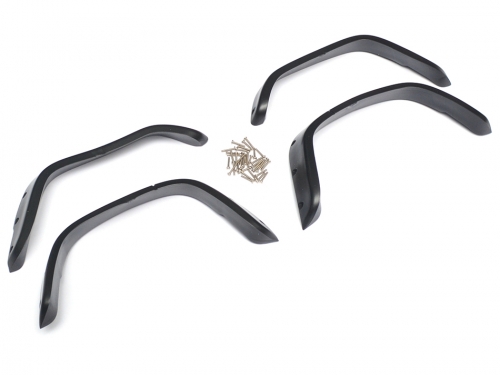 Team Raffee Co. Miscellaneous All Flexible Real Rubber Fender Flare 4Pcs for Cherokee XJ Body