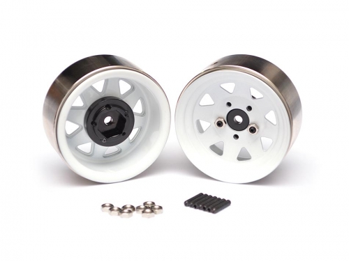 Team Raffee Co. Miscellaneous All 5 Lug 1.9 Wagon Steel Stamped Beadlock Wheels (2)