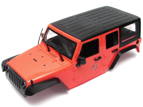 Team Raffee Co. Miscellaneous All 5 Door Rubicon Hard Body for 1/10 Crawler 313mm Kit Version Red