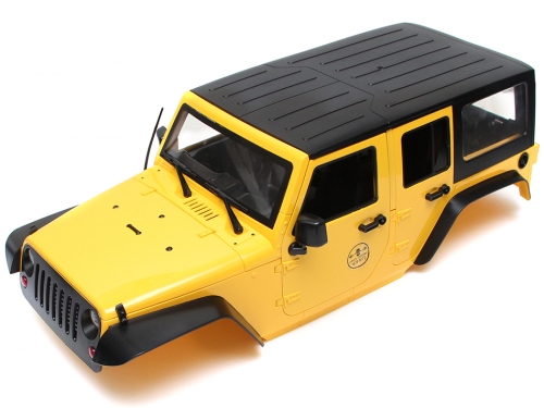 Team Raffee Co. Miscellaneous All 5 Door Rubicon Hard Body for 1/10 Crawler 313mm Yellow