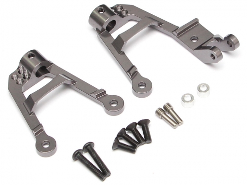 Team Raffee Co. Axial SCX10 II Aluminum Front Shock Tower (2) Gun Metal